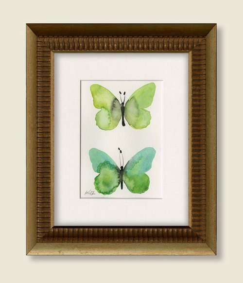 Butterflies - Watercolor by Kathy Morton Stanion by Kathy Morton Stanion