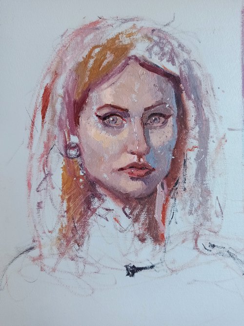 Girl portrait by Olga Goryunova