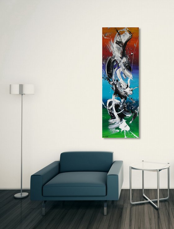 Vertical Inversion II (Spirits Of Skies 048057) (40 x 120 cm) XL (16 x 48 inches)