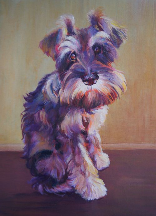 Sad puppy by Karen Wilcox