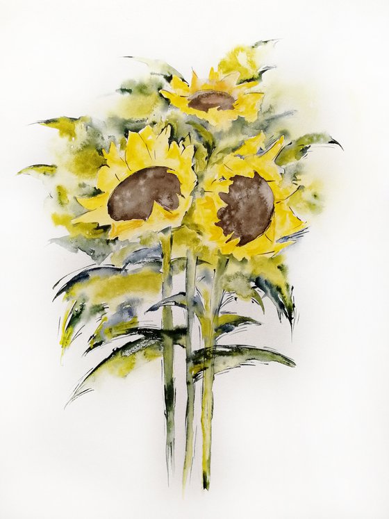 Sunflowers painting.