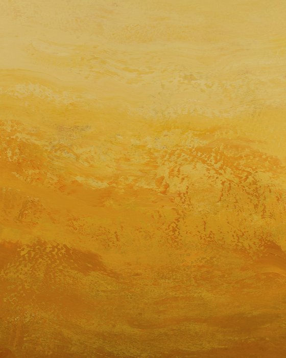 Honeycomb - Modern Yellow Abstract