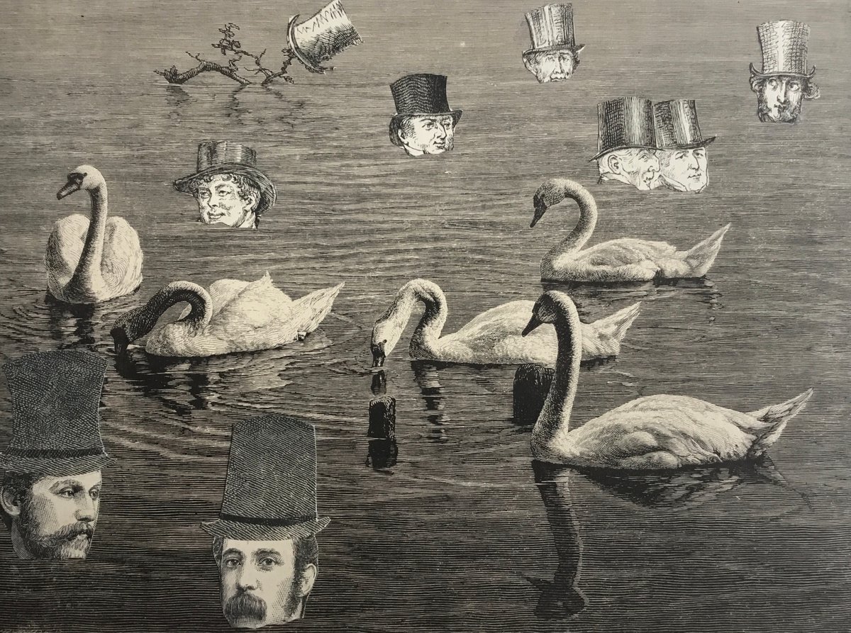 Surrealistic Collage , Friends By Tudor Evans, 8 X 6, Artwork For Sale On Artfinder