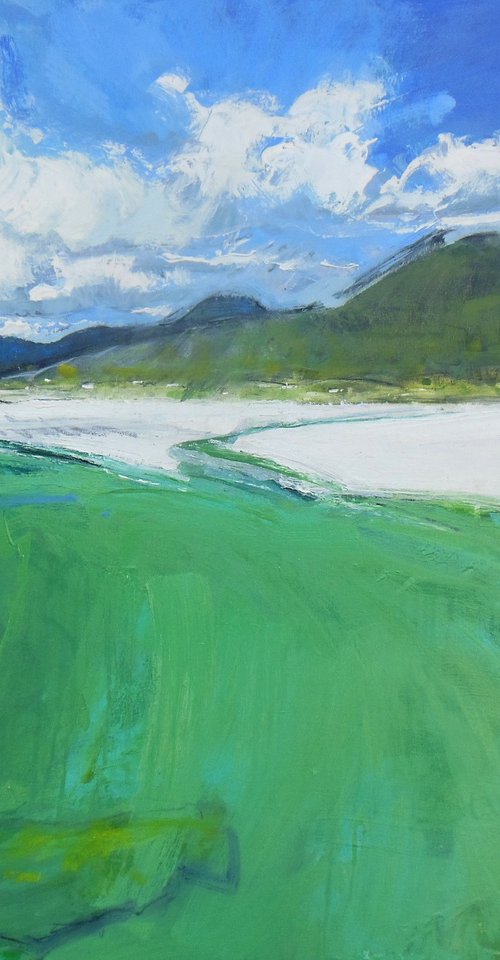 Hebridean Green Waters and Clouds by Ben McLeod