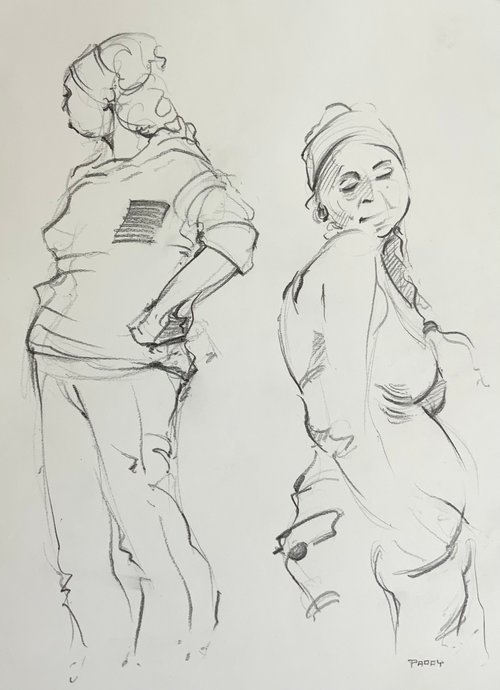 Woman in Pose by Paddy Schmidt