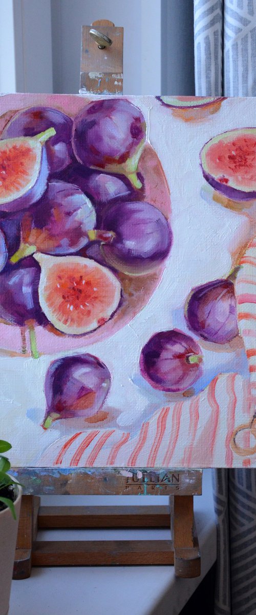 still life with figs by Alexandra Sergeeva