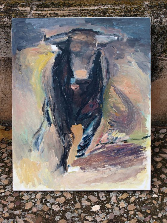 ragging bull (65x81 cm)