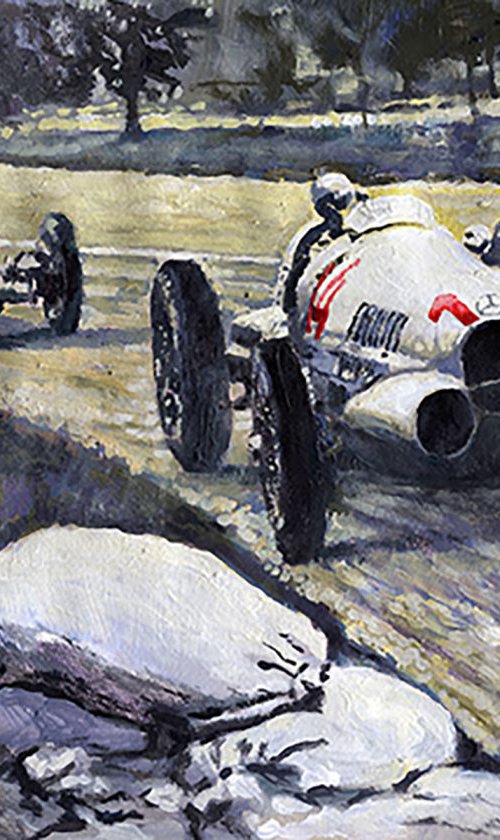 1937 Rudolf Caracciola winning Swiss GP W 125 by Yuriy Shevchuk