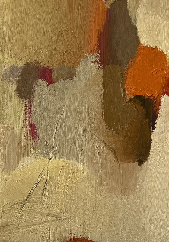 FLAVOR IMPRESSIONS/Abstract oil painting