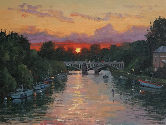 London Richmond railway bridge