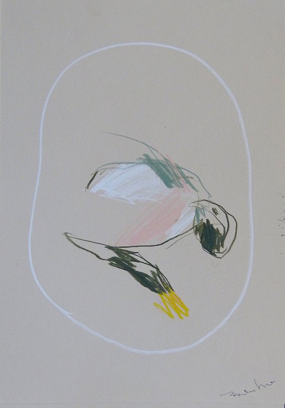 Gestural Research 7 - The Bird, 29x21 cm
