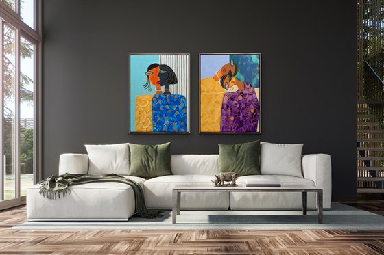 Silence is Comfortable with Imperfect Selves (DIPTYCH)