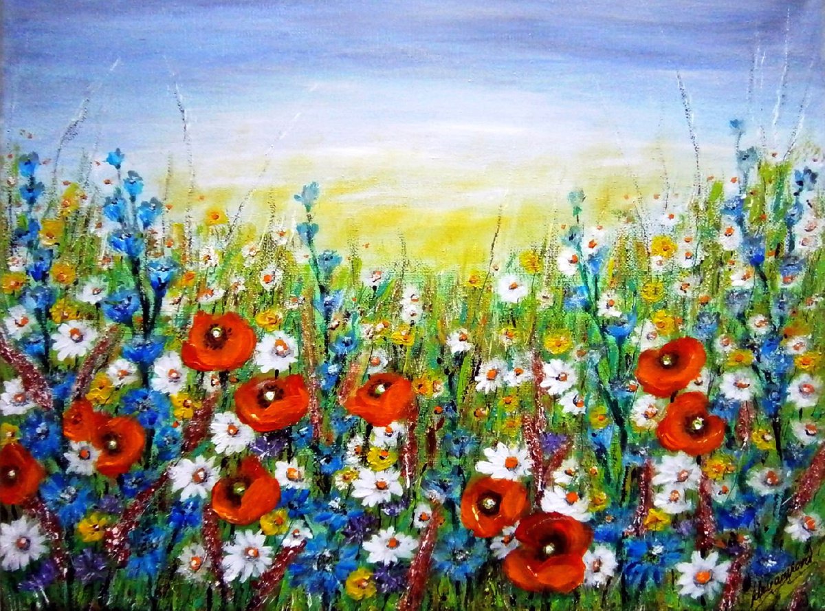 Meadow flowers 8 by Emilia Urbanikova