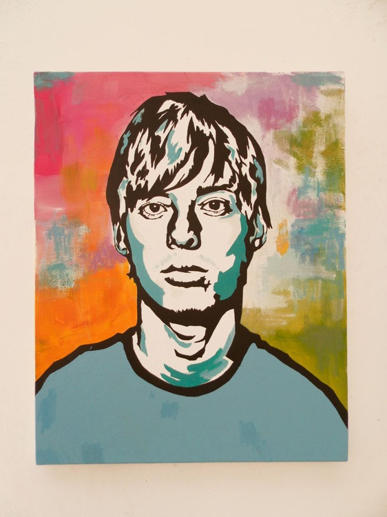 David Silva Portrait El Mago By Andrew Orton Artfinder