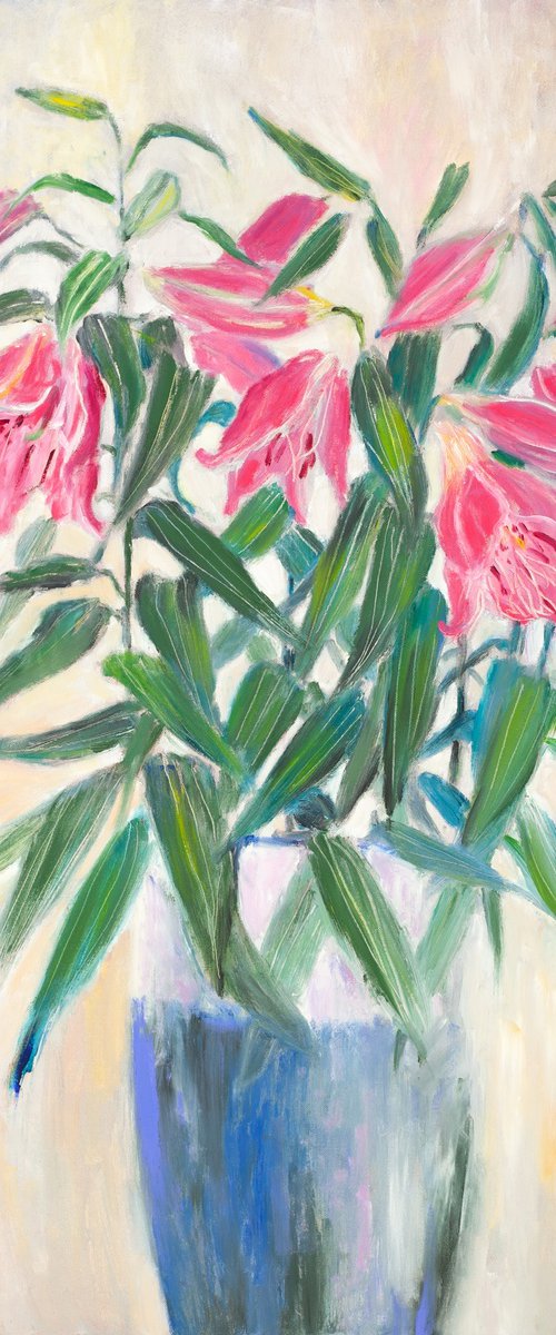 Lilies For A Friend by Liudmila Pisliakova