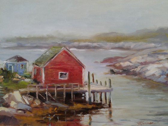 Fisherman's house (plein air)