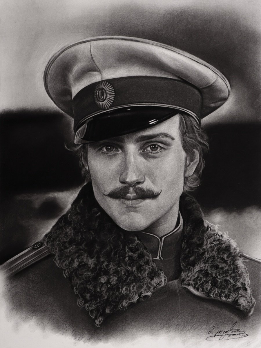 Photorealistic Charcoal Drawing , Male Portrait No. 4 By Mariam Darchiashvili, 12 X 16, Artwork For Sale On Artfinder