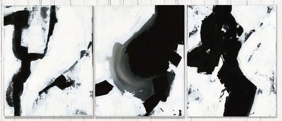 Seduction & Surrender  - triptych - 3 paintings
