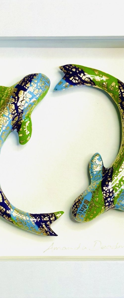 Two Koi by Amanda Deadman