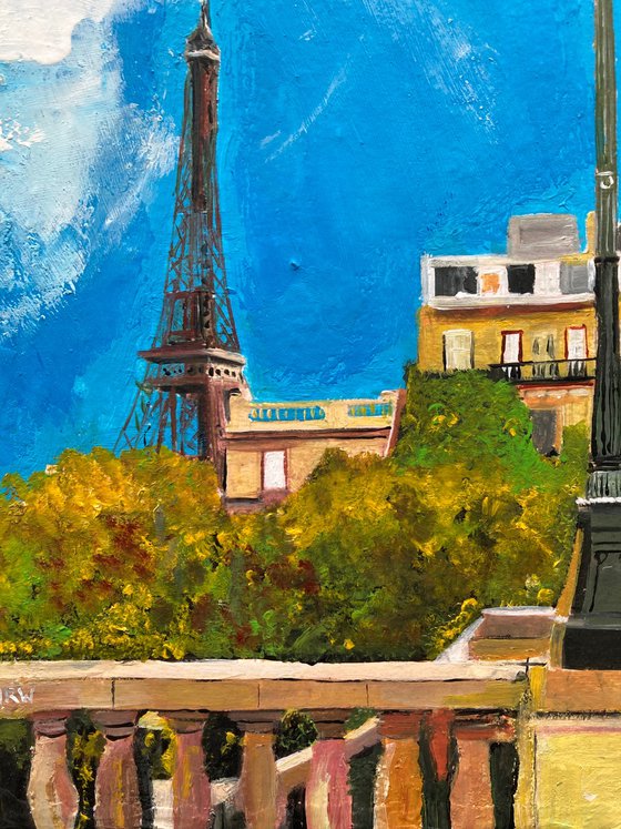 Bright And Sunny Paris In The Afternoon