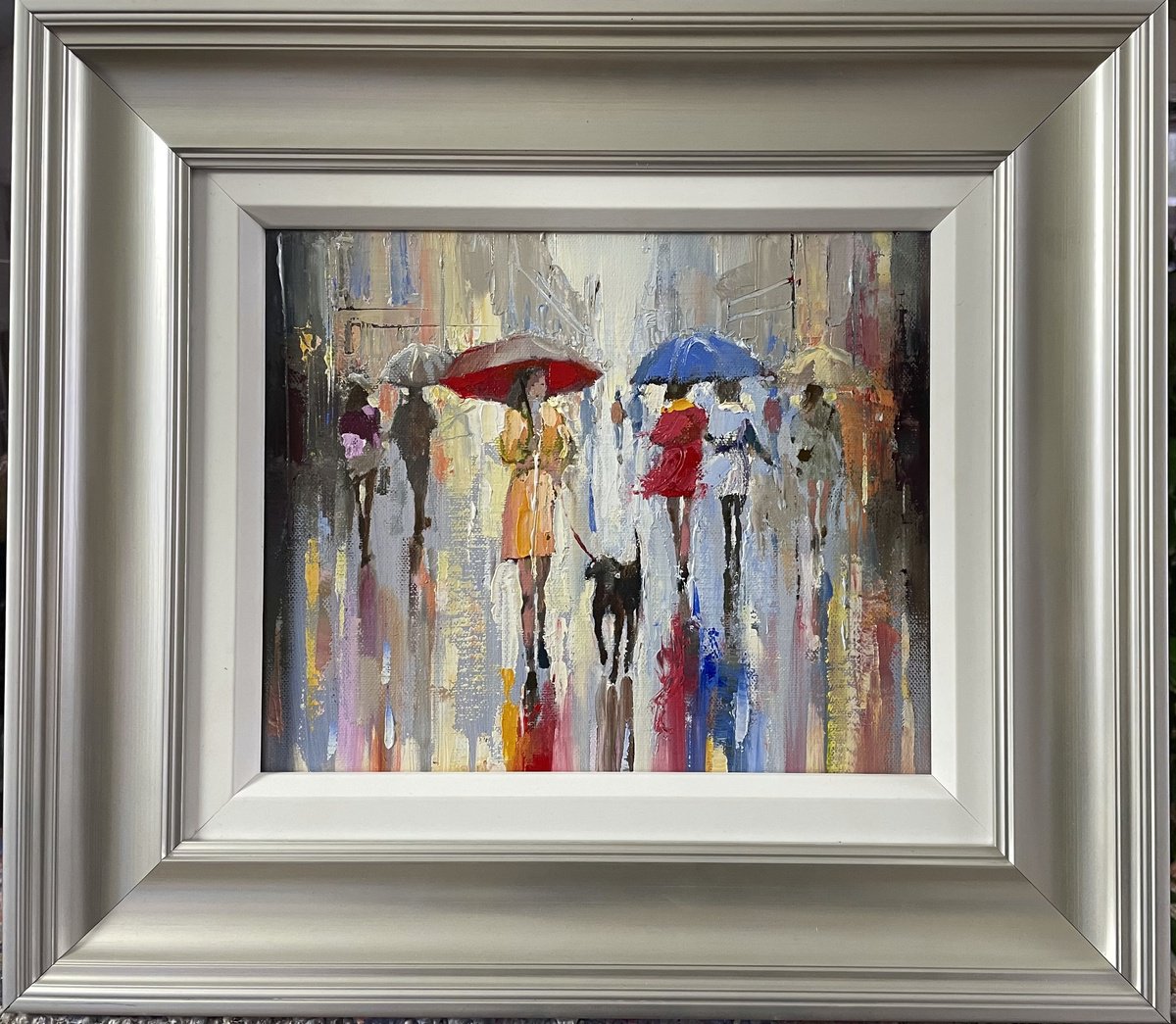 Rain In Paris by Ewa Czarniecka