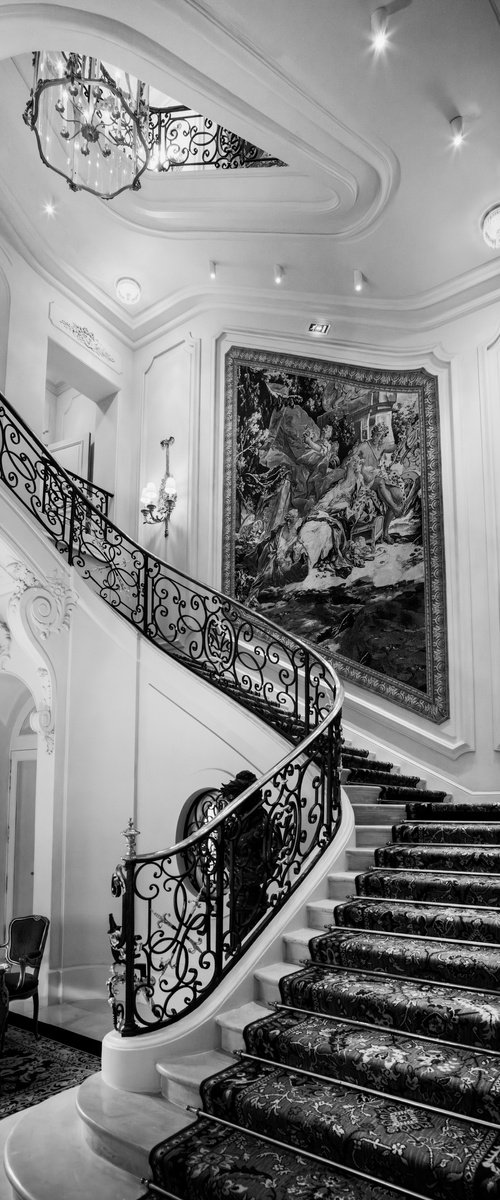 THE ASCENT OF ELEGANCE AT THE RITZ PARIS by Harv Greenberg