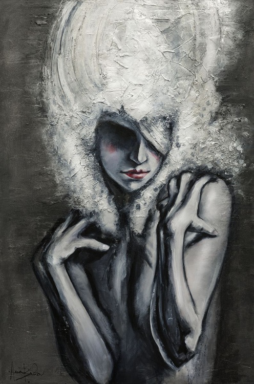 Rococo Ii Woman Portrait Painting Acrylic On Ca Artfinder