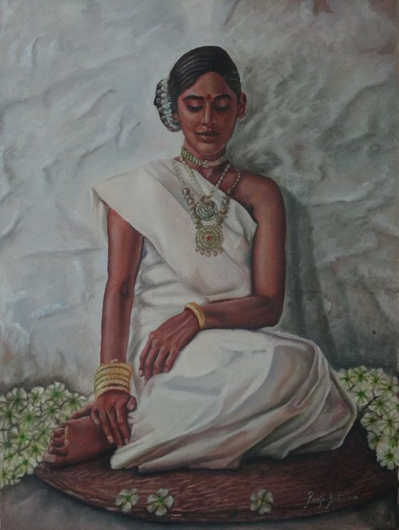 Embellished Indian tribal Woman