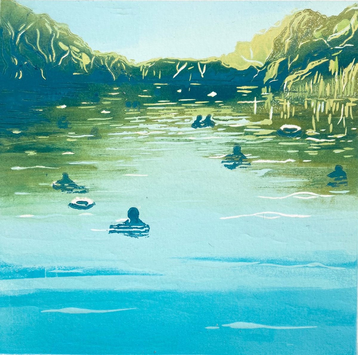 Ladies Pond, Summer by Rebecca Denton