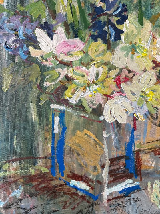 Flowers st the window