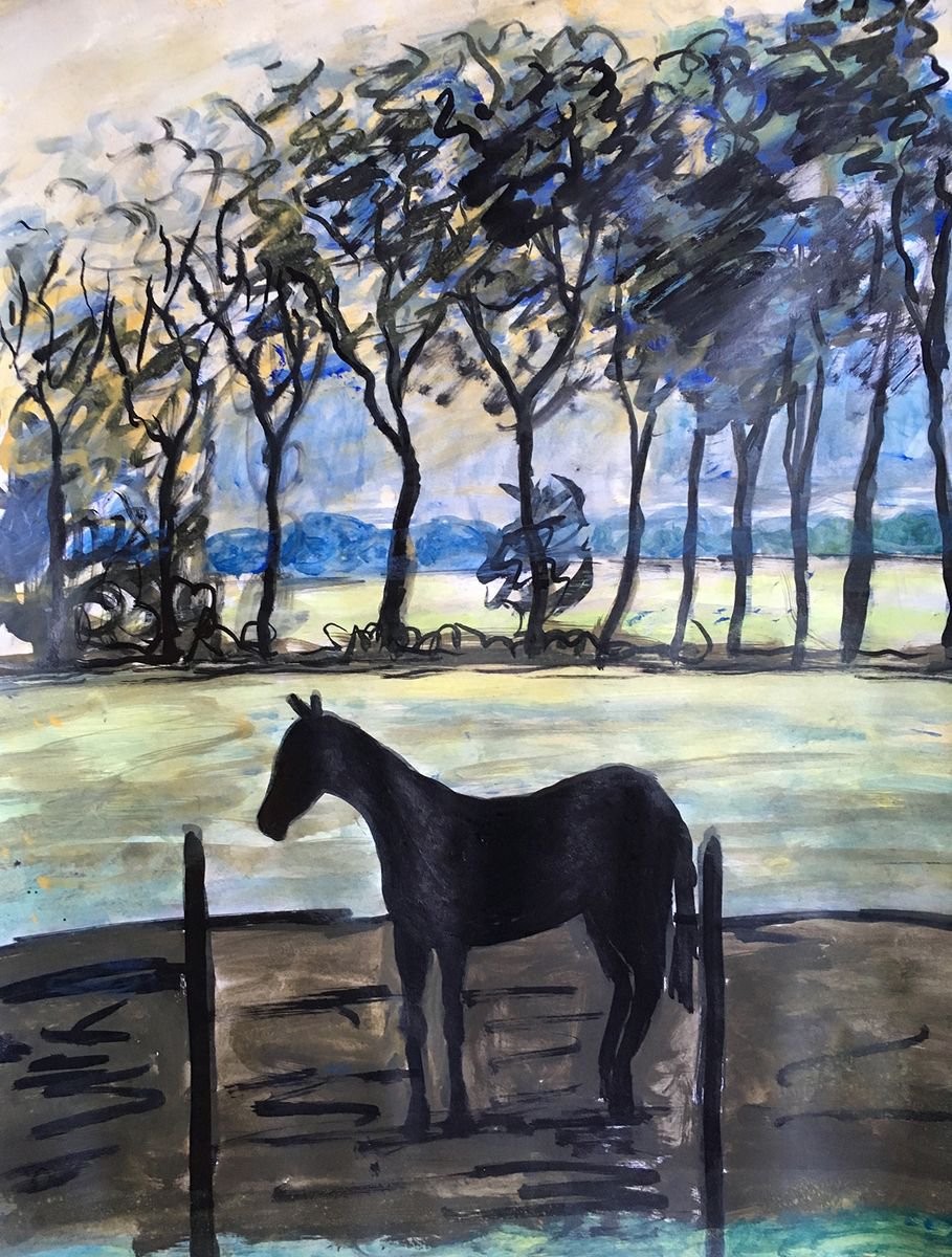 daydreaming horse by Ren Goorman