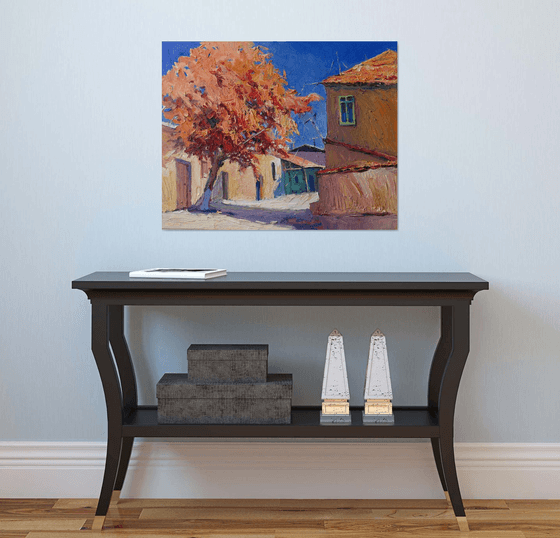 Autun Tree and Farmhouse