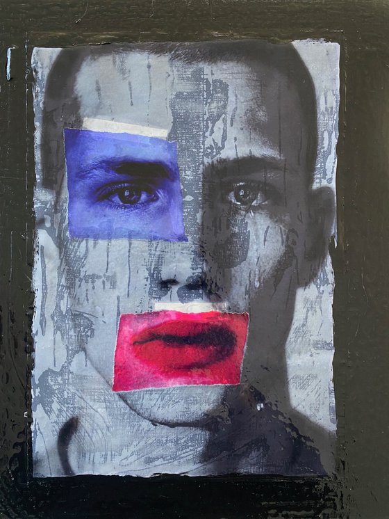 Augusta Mosaique Black Blue and Pink