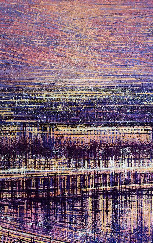 Sunset Over Paris by Marc Todd