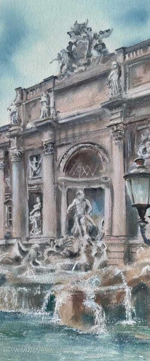 Timeless Beauty of the Trevi Fountain by Darren Carey