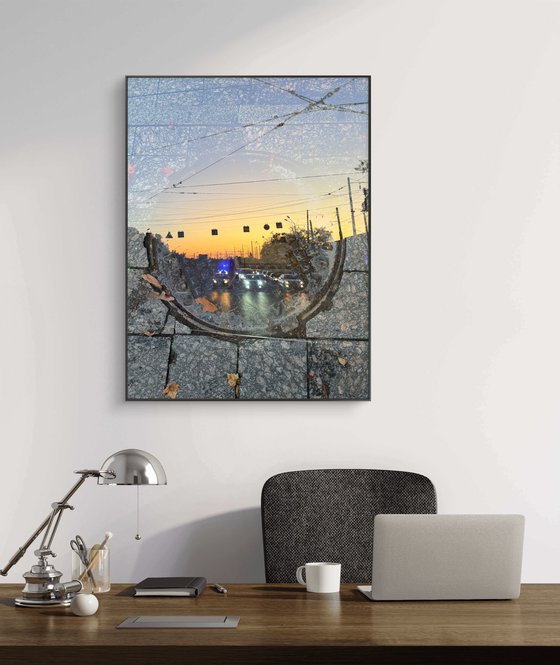 Night Cityscape Photocollage