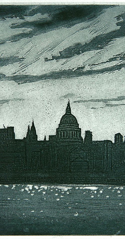 St. Paul's at Sunset by Isabel Hutchison