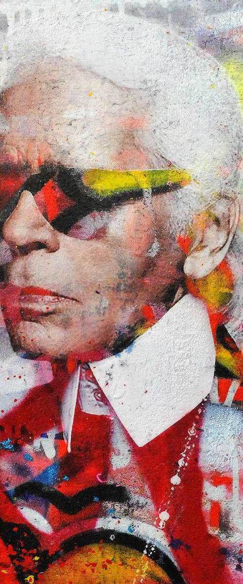 Karl Lagerfeld by Karin Vermeer