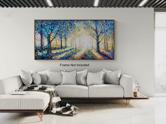 Where Beautiful Things Begin - Blue Landscape
