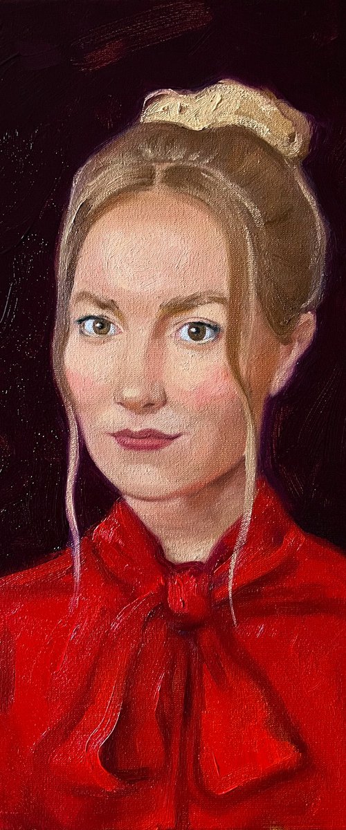 Portrait of Sjuzanna by Elina Arbidane