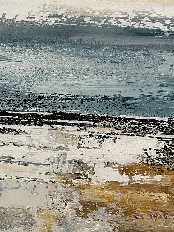 Large Abstract Seascape-Drift of Light