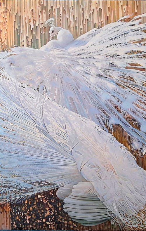 WHITE PEACOCKS 2 by Tatiana Rezvaya