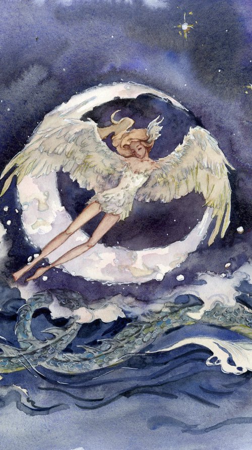 Over the Sea by Yulia Evsyukova