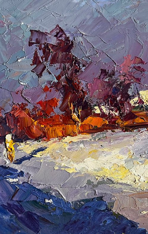 Sunny Day in Winter by Boris Serdyuk