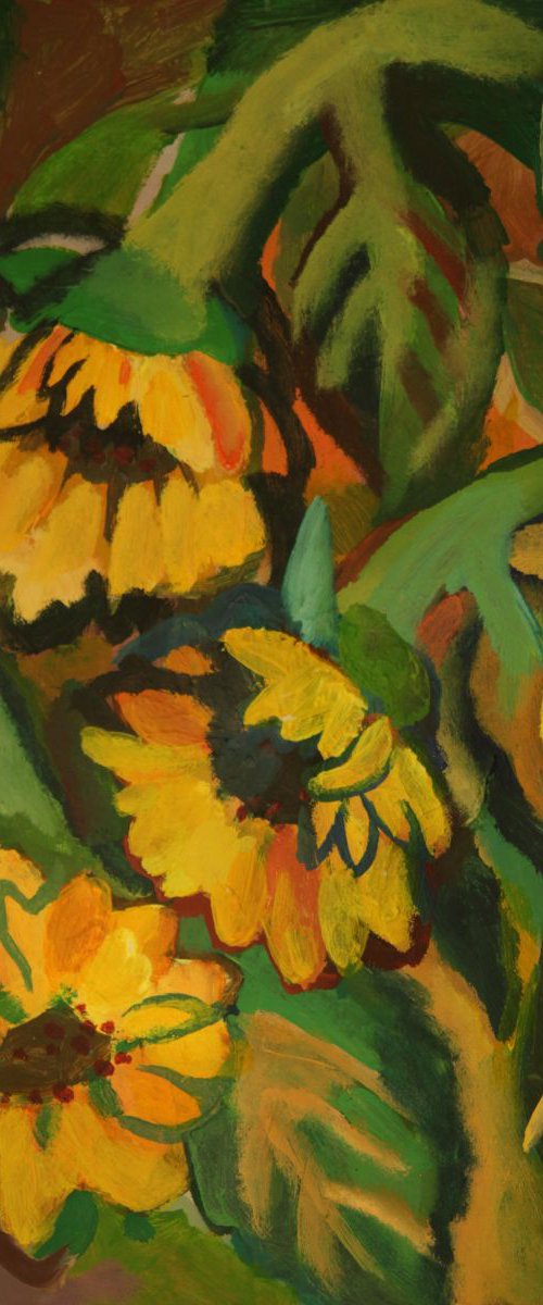 Sunflowers by Marina Gorkaeva