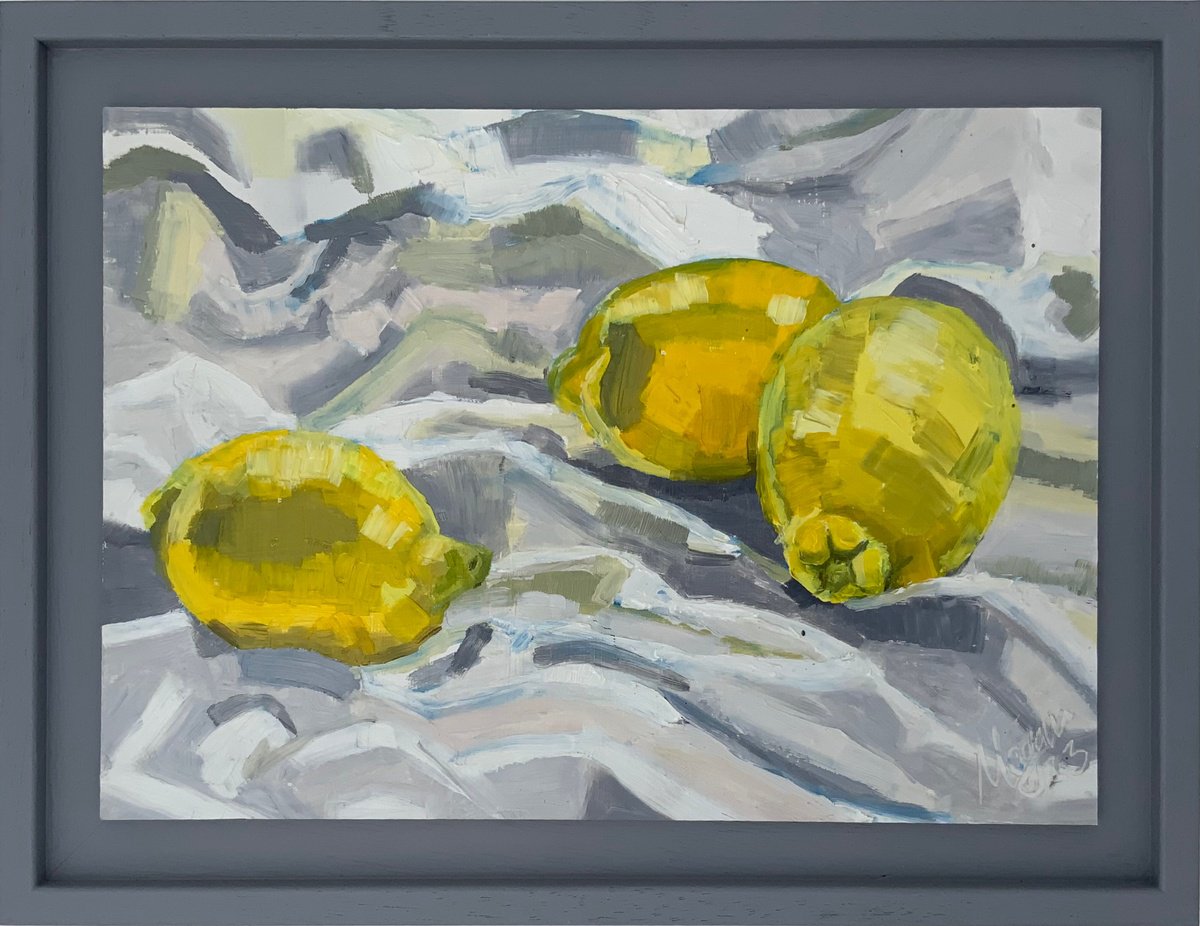 Small lemon study No.4 by Megan Cheetham