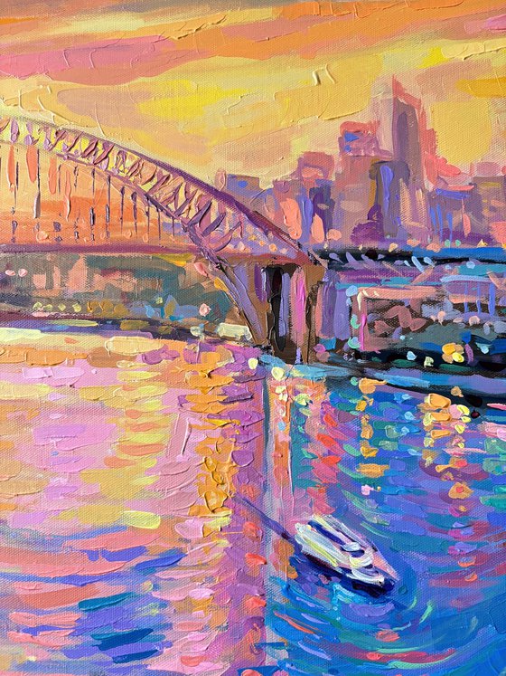 Sydney Harbour at Sunset