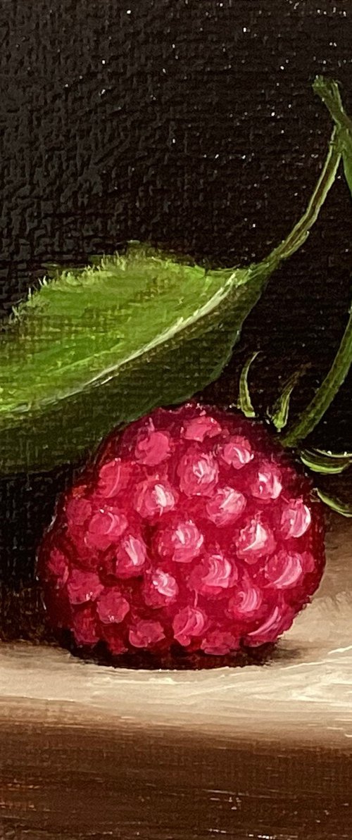 Little Raspberry still life by Jane Palmer Art