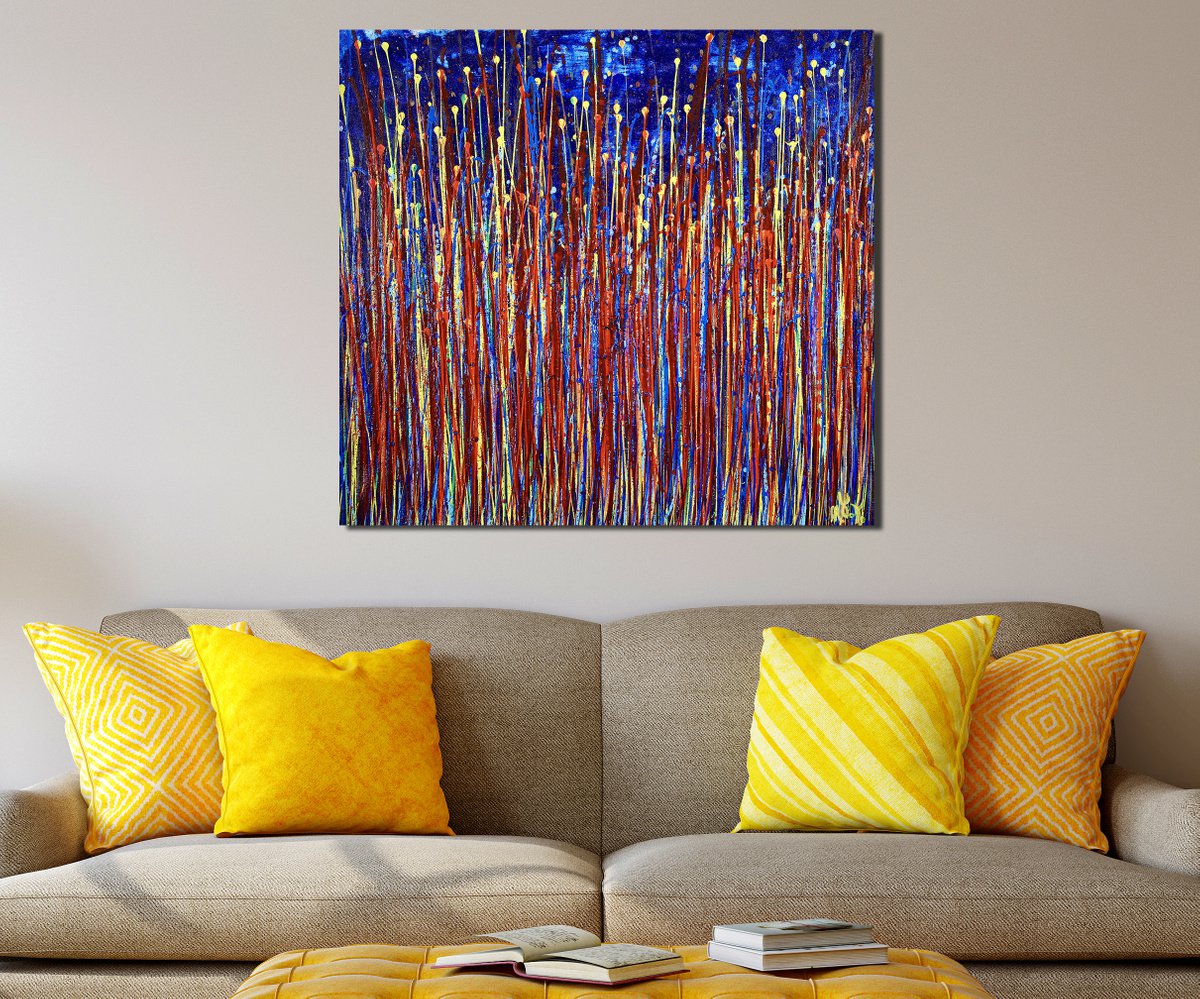 Blooming Garden 3 (Flow Spectra) By Nestor Toro By Nestor Toro, 27 X 26, Artwork For Sale On Artfinder
