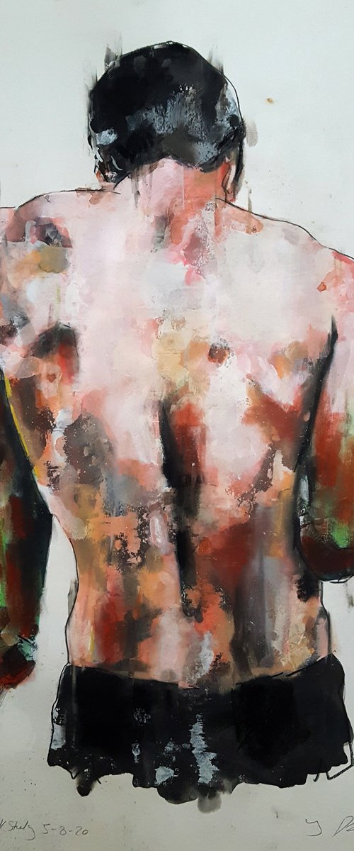 male back study 5-8-20 by Thomas Donaldson